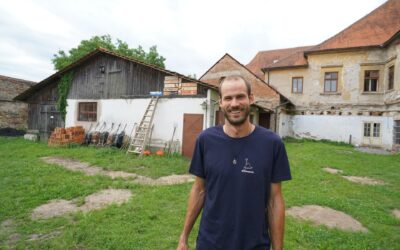 Oživuje starý klášter na Moravě i sad
